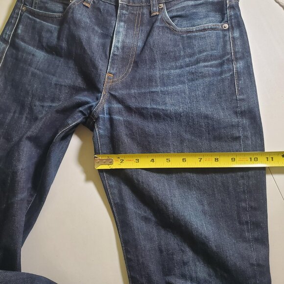 J. Crew 770 Jeans Slim Straight Fit Kaihara Denim Dark‎ Wash - Picture 15 of 16